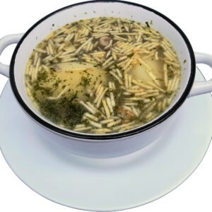 Consomé con menudencias